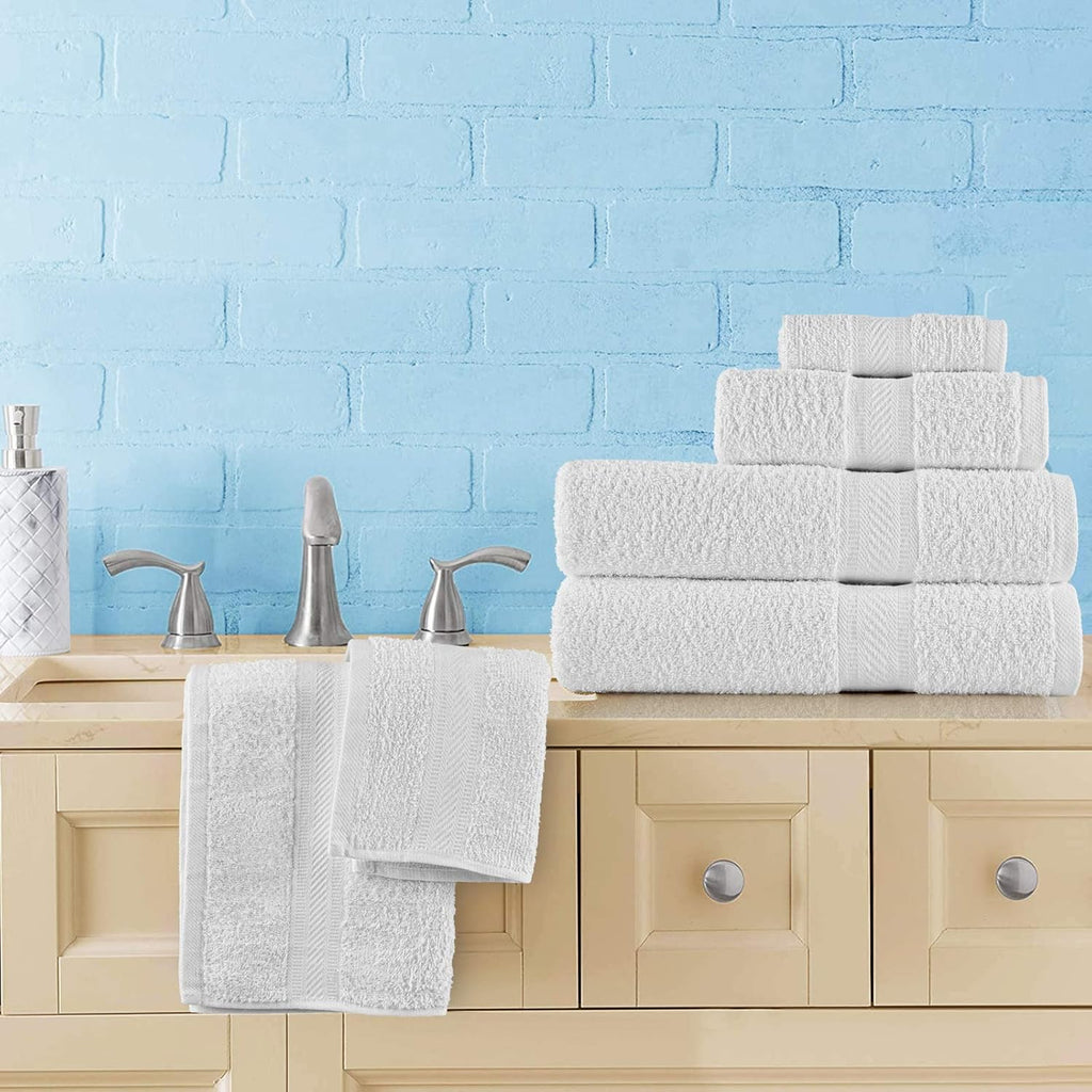 Set Asciugamani Luxury in Cotone – 6 Pezzi