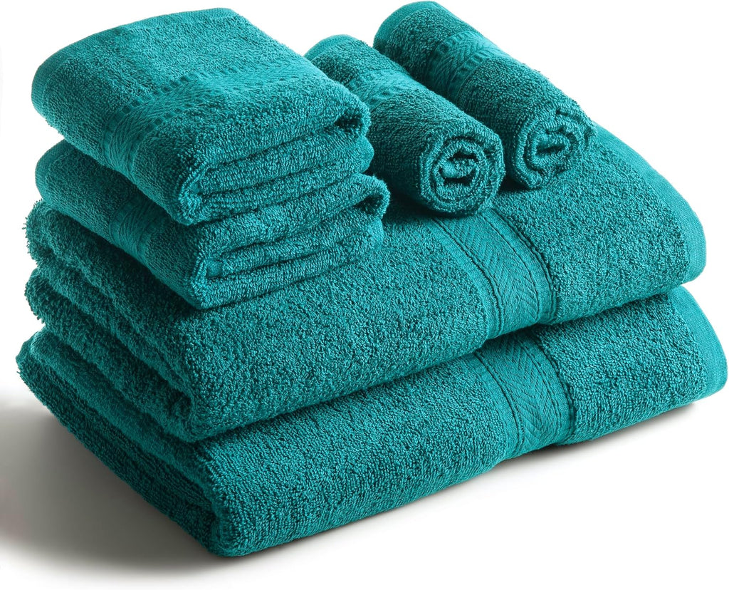 Set Asciugamani Luxury in Cotone – 6 Pezzi