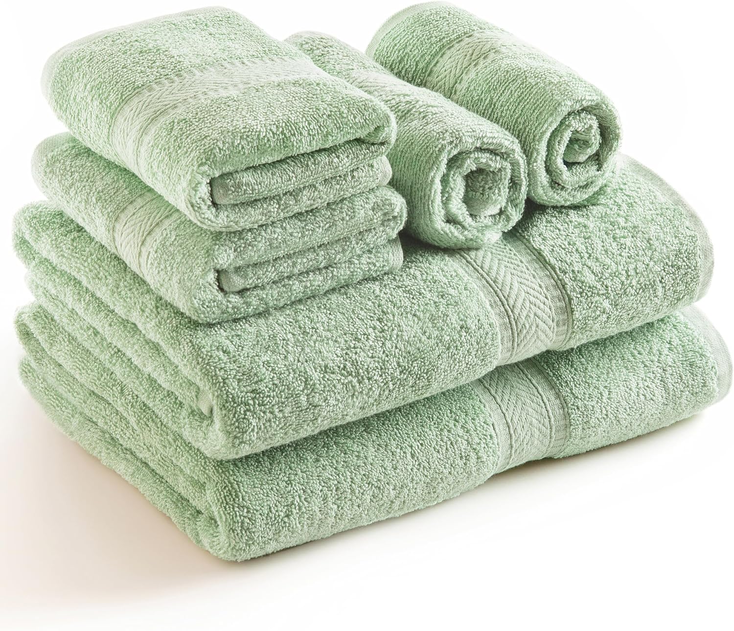 Set Asciugamani Luxury in Cotone – 6 Pezzi