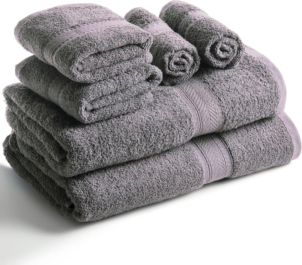Set Asciugamani Luxury in Cotone – 6 Pezzi