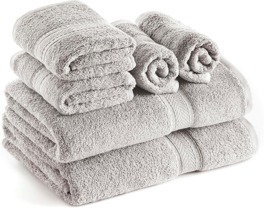 Set Asciugamani Luxury in Cotone – 6 Pezzi