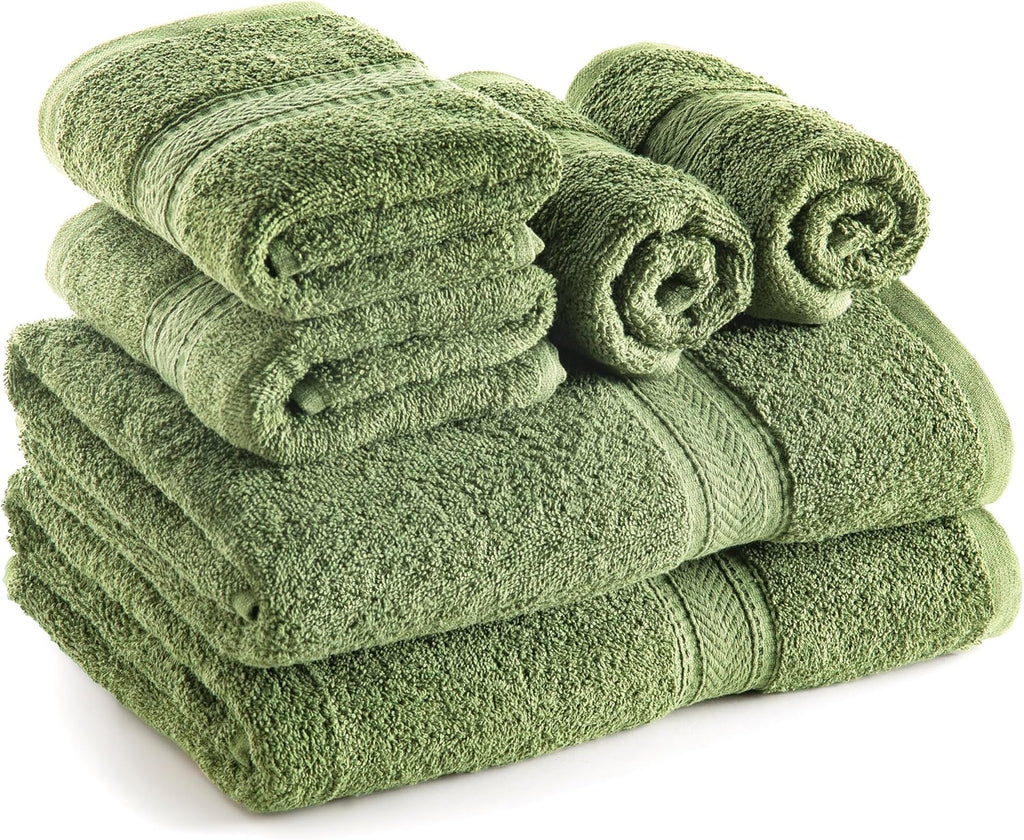 Set Asciugamani Luxury in Cotone – 6 Pezzi